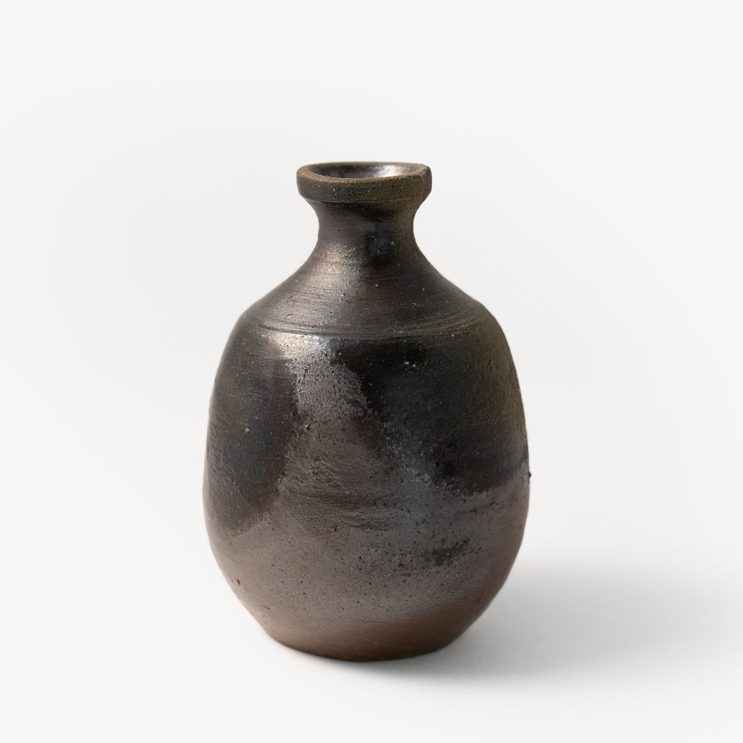 Bizen Tokkuri-01 (Kiln-transformed sake bottle)