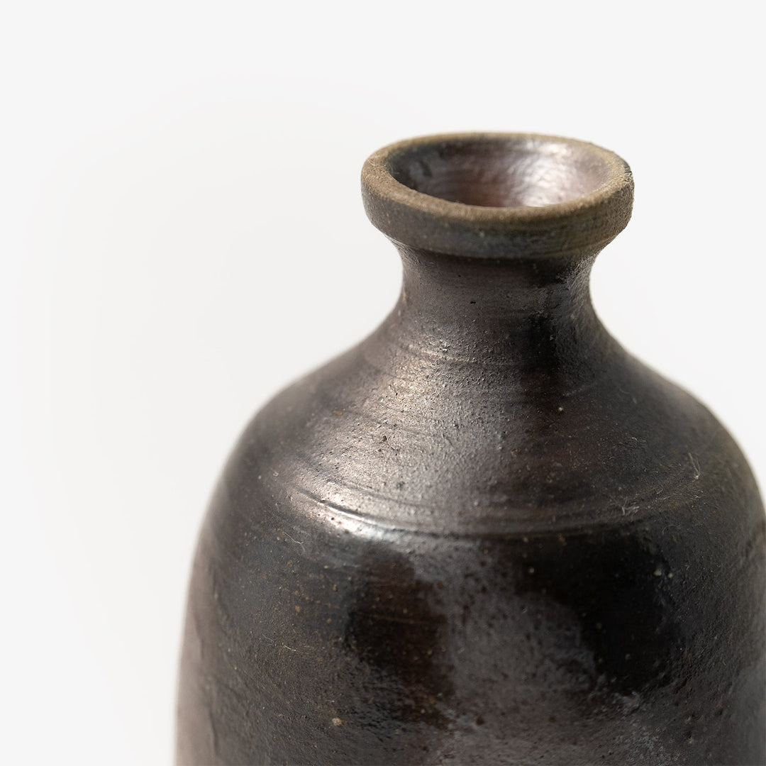 Bizen Tokkuri-01 (Kiln-transformed sake bottle)