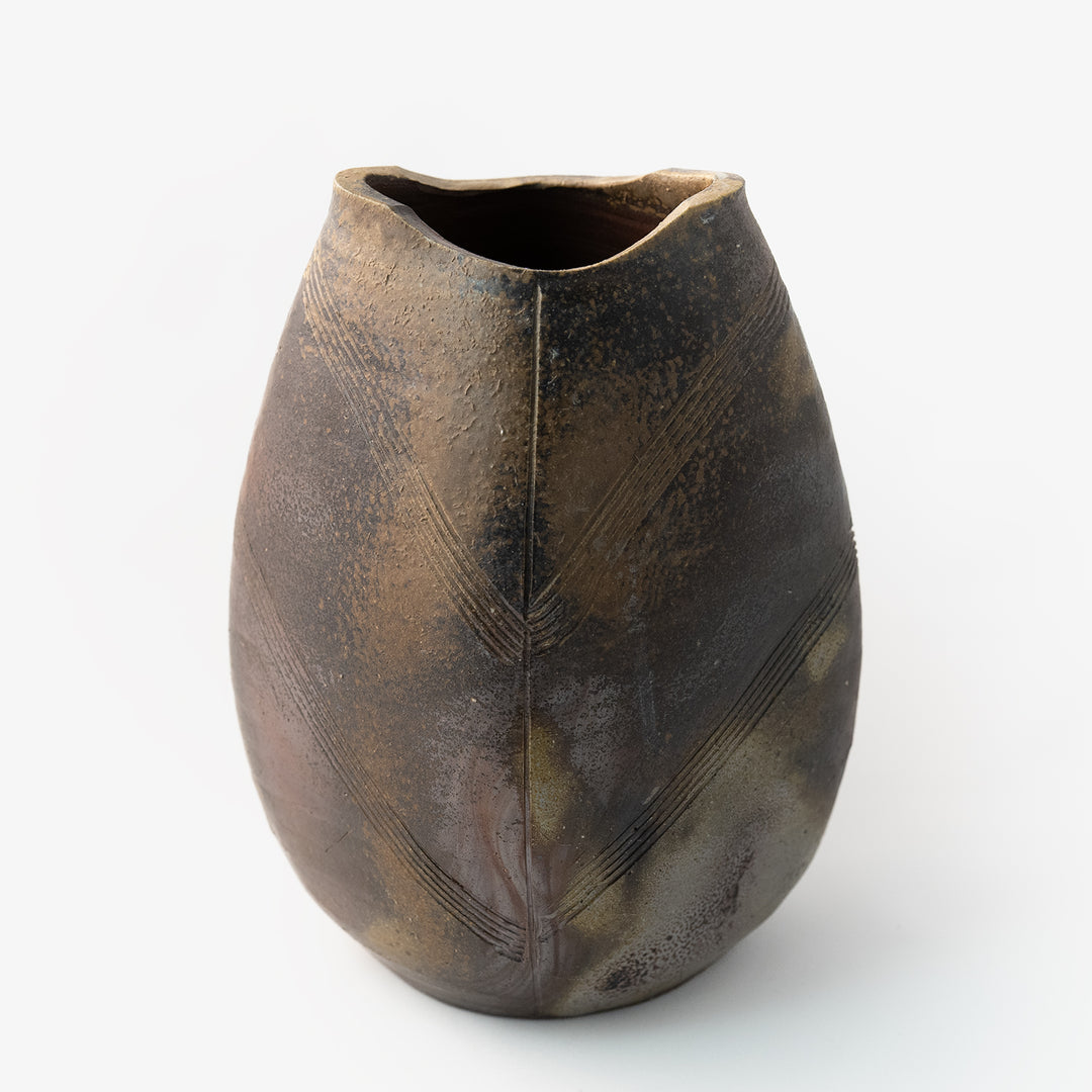 Bizen flower vase-05