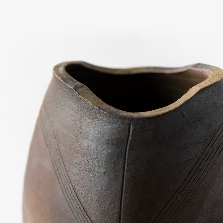 Bizen flower vase-05