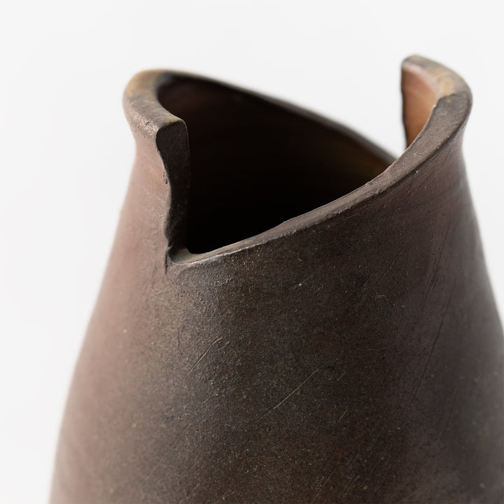 [Shima Yukihiro] Bizen flower vase-05