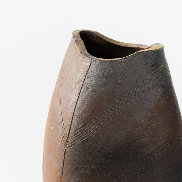 [Shima Yukihiro] Bizen flower vase-05